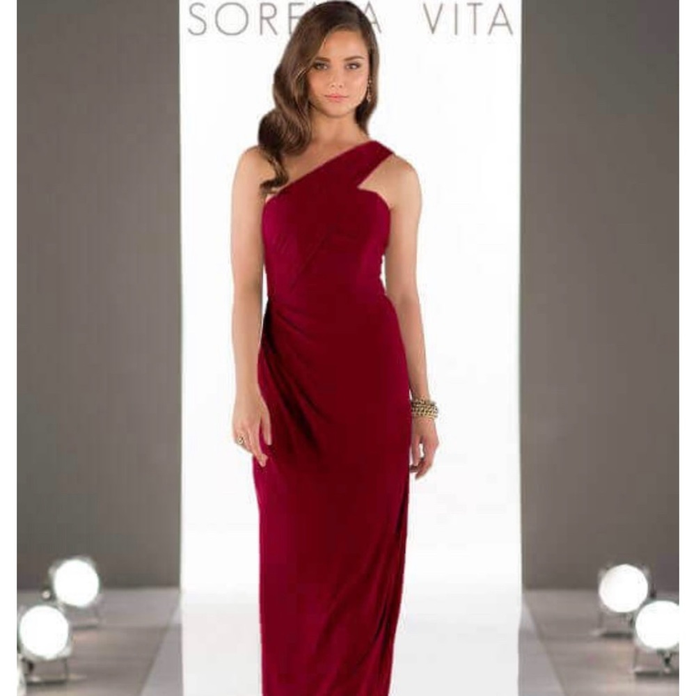 One shoulder sorella vita formal gown